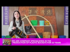 1L 2L 3L 4L 5L 10LCemicale emmer met deksel Corrosiebestendige grote ronde plastic emmers