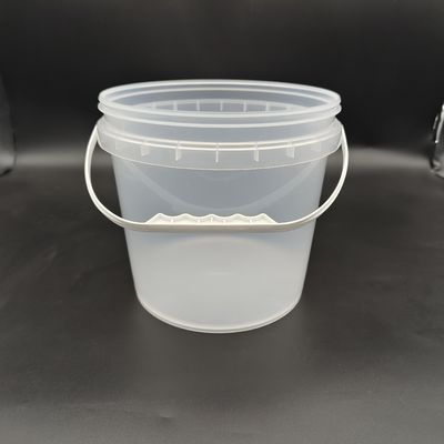1L-25L doorzichtige plastic emmercontainers met een stressbestendig deksel