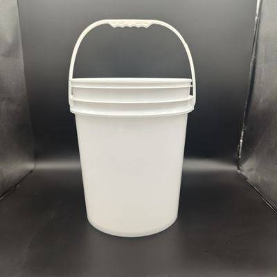 Custom logo ronde plastic emmer met schermdruk / warmteoverdracht / IML-druk
