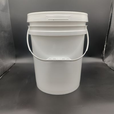 Custom logo ronde plastic emmer met schermdruk / warmteoverdracht / IML-druk