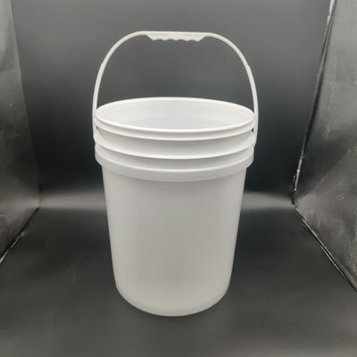 Custom logo ronde plastic emmer met schermdruk / warmteoverdracht / IML-druk