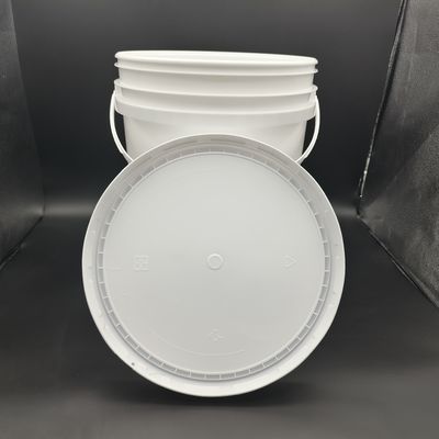 Landbouw PP materiaal 25 liter plastic emmer met deksel stapelbaar