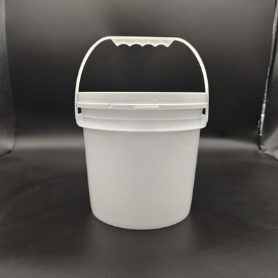 Herbruikbare, stapelbare, ronde plastic emmer van 20 liter met lekvrije deksel