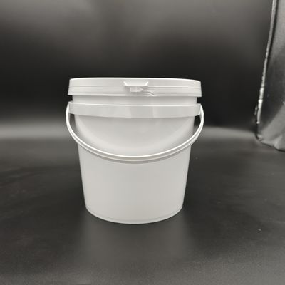 Herbruikbare, stapelbare, ronde plastic emmer van 20 liter met lekvrije deksel