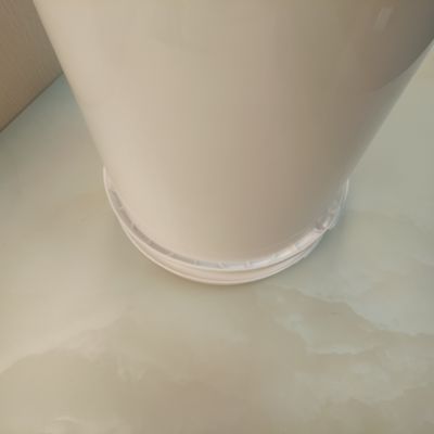 Voedselgraad 5 liter plastic witte emmers met deksels stapelbaar Recycleerbaar