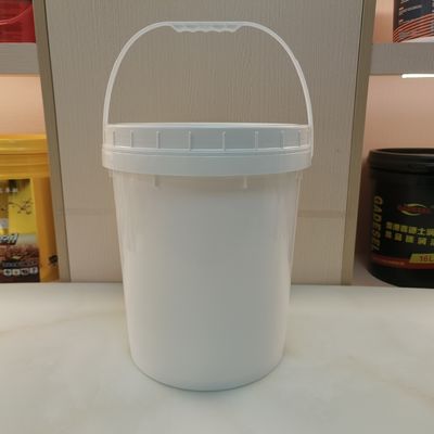 Hoge stapelbaarheid Plain White 5 Gallon Bucket Met Deksel Bpa Vrij