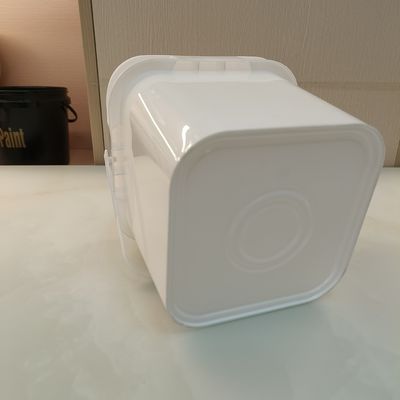Polypropyleen PP 10l vierkante plastic emmer met deksel niet giftig
