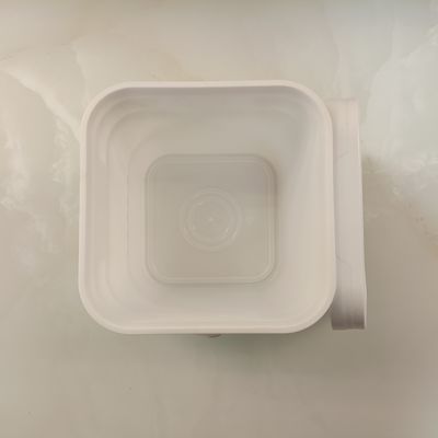 ODM OEM 10 liter vierkante plastic emmers met handgrepen chemische weerstand