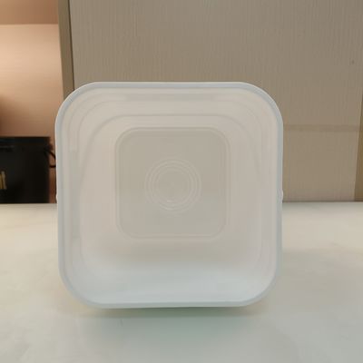 Polypropyleen PP 10l vierkante plastic emmer met deksel niet giftig