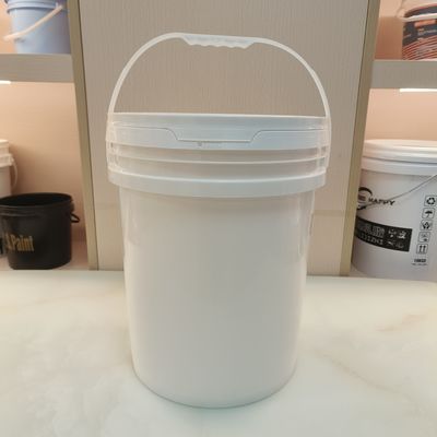 Polypropyleen plastic emmer 5 liter emmers met deksel zuren chemische weerstand