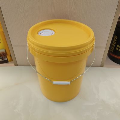 18L 4,8 Gallon 5 Gallon Plastic Verf Gele Emmer Hoogtemperatuurbestendige