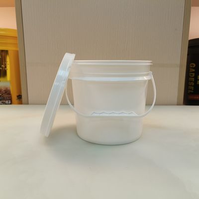 Aanpasbaar lekkagebestendige plastic speelgoed emmer Wit 5 gal emmer hittebestendig