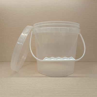 Polyethyleen Polypropyleen Duidelijke plastic drank emmers Corrosiebestendige