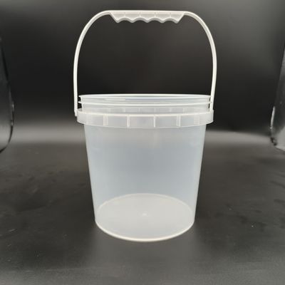 Compressieweerstand Doorzichtige Plastic Bucket Doorzichtige Plastic Beach Bucket Met Plastic Handle