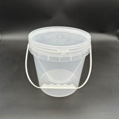 Compressieweerstand Doorzichtige Plastic Bucket Doorzichtige Plastic Beach Bucket Met Plastic Handle