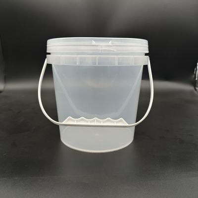 Compressieweerstand Doorzichtige Plastic Bucket Doorzichtige Plastic Beach Bucket Met Plastic Handle