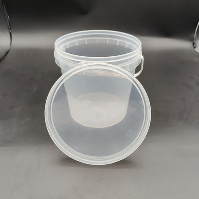 Compressieweerstand Doorzichtige Plastic Bucket Doorzichtige Plastic Beach Bucket Met Plastic Handle