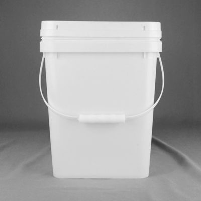 Schokbestendigheid Vierkante Plastic Bucket Food Grade Met Snap On Lid