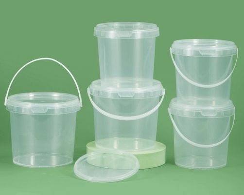 BPA-vrije plastic voedselemmer met schroef op het deksel ISO9001