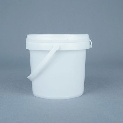 Keuken 20l witte plastic voedsel emmer met deksel stapelbaar