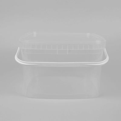 5 liter doorzichtig plastic emmer IML decoratie