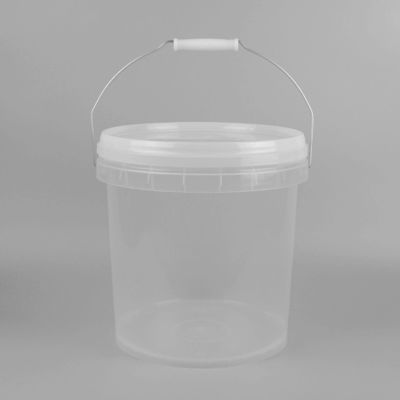 Corrosiebestendigheid 5 liter helder plastic emmer containers Schermdrukken