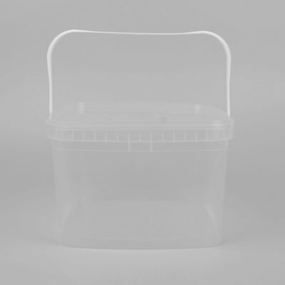 ISO9001 20l transparante plastic emmer met thermische overdracht