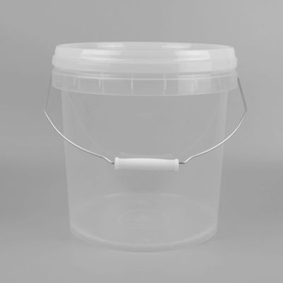 Snap On Lid Transparante Plastic Bucket 5 Gallon Met Metalen Handle
