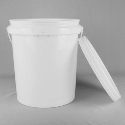 20 liter witte emmers met deksel zonder BPA goedgekeurd door de FDA