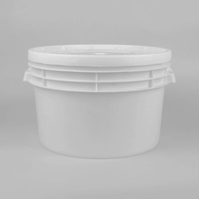 Recyclebaar 5 Gal 70mil Food Safe Bucket Wit FDA goedgekeurd