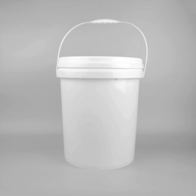 Recyclebaar 5 Gal 70mil Food Safe Bucket Wit FDA goedgekeurd