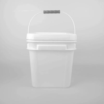 1L 2L 3L 4L 5L witte voedselkwaliteit metalen handvat transport emmer