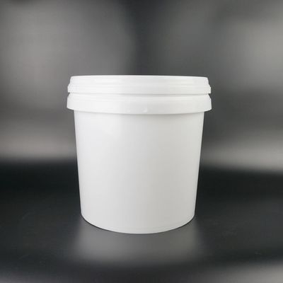 Opstapelbare, herbruikbare plastic olie emmer Polyethyleen wit 20l emmer