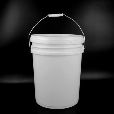 Leekbestendige witte plastic olie emmer met deksel hittebestendig