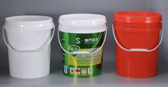 Hoge hittebestendige 20l plastic olie emmer met glad oppervlak