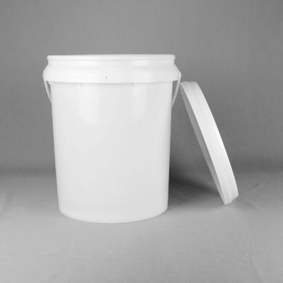 Leekproof herbruikbare grote ronde 1 liter plastic verf emmer met deksel