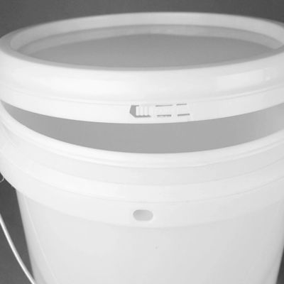 Leekproof herbruikbare grote ronde 1 liter plastic verf emmer met deksel
