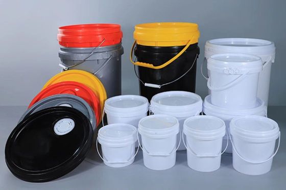 Recyclebaar metalen emmer verf emmer deksel met slang