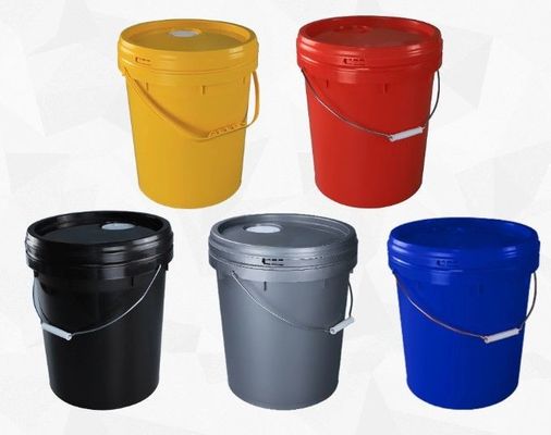 Voedingsmiddelen Polyethyleen 5 Gallon Plastic Buckets White Bucket OEM ODM