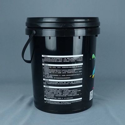 OEM ODM 5 Gallon plastic emmers met deksels Zwart 5 Gallon emmers