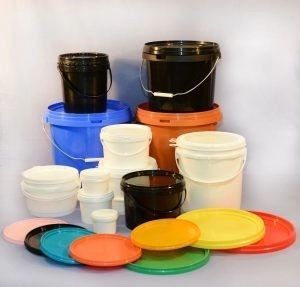 Hoog chemisch bestand stapelbaar 1~25 liter plastic emmer met deksel