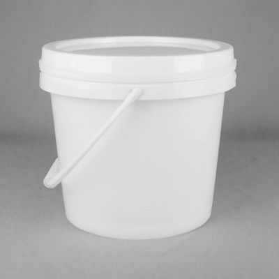 Ronde 10 liter emmers met deksels 2,5 pond voor chemisch reagens