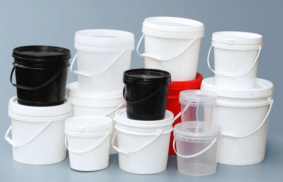 Spuit verf emmer Plastic meststof emmer met veilige sluiting