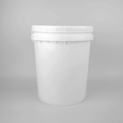 Custom logo 20l ronde plastic emmer met deksel corrosiebestendig