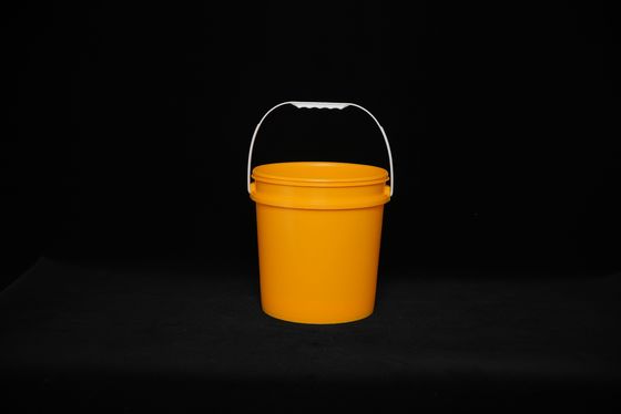 Lichte ronde plastic emmer met aangepast logo
