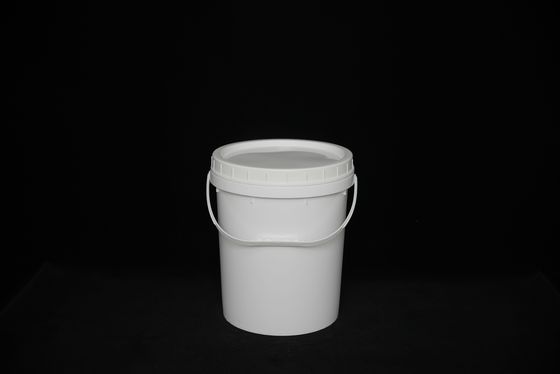Voedingsmiddelenwitte PP plastic emmers Ronde vierkant vorm UV-bestand Recyclebaar voor veilige opslag met impact