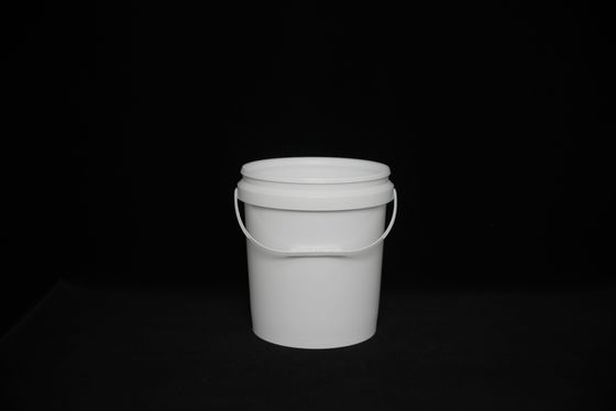 Voedingsmiddelenwitte PP plastic emmers Ronde vierkant vorm UV-bestand Recyclebaar voor veilige opslag met impact